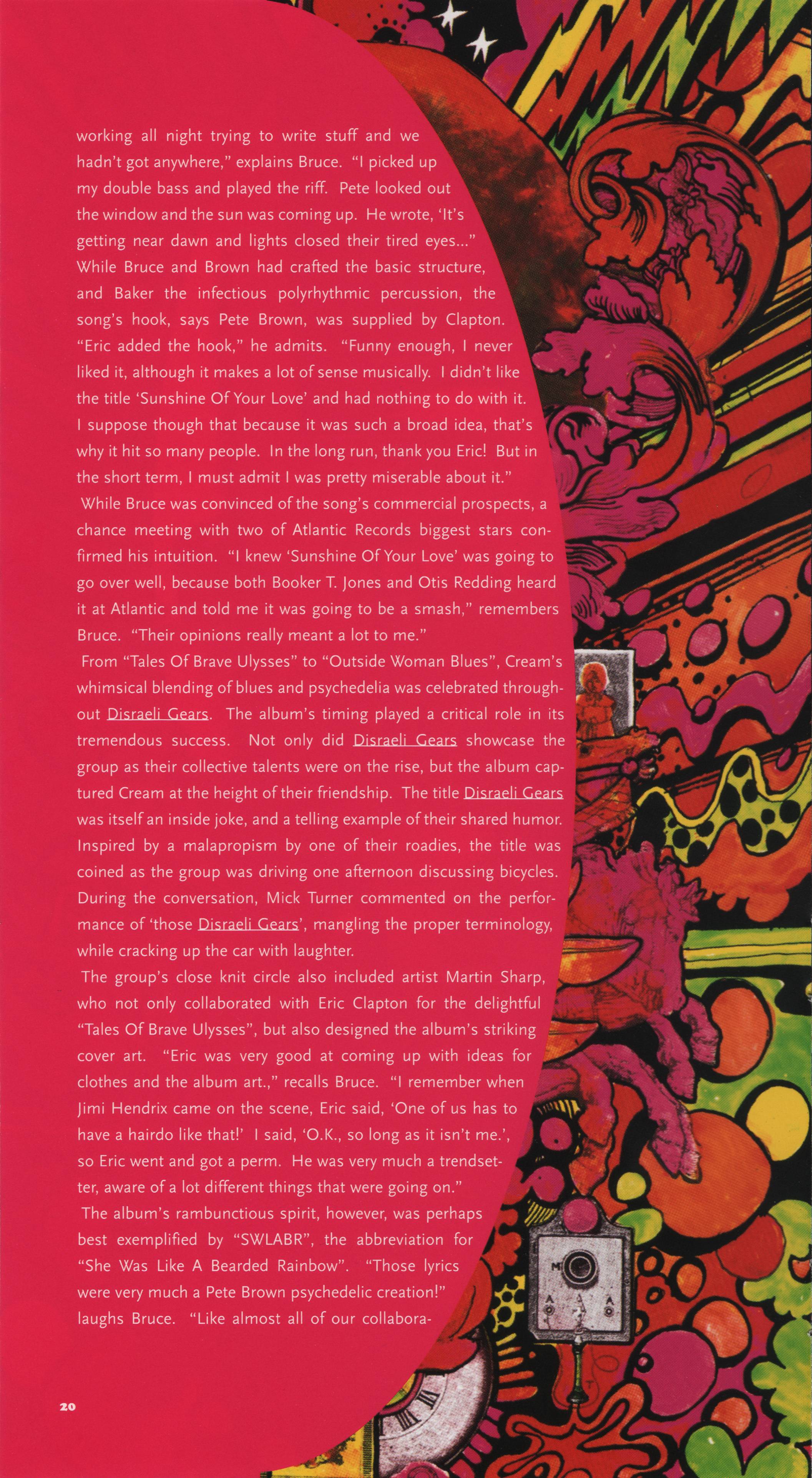 Cream Those Were the Days : Booklet 20